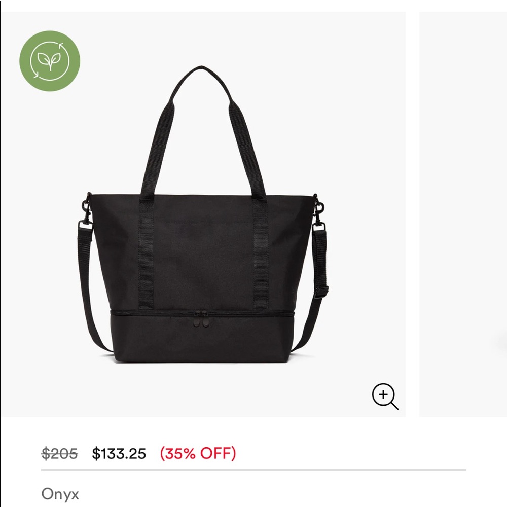 Lo & Sons Catalina Deluxe Tote in recycled poly onyx